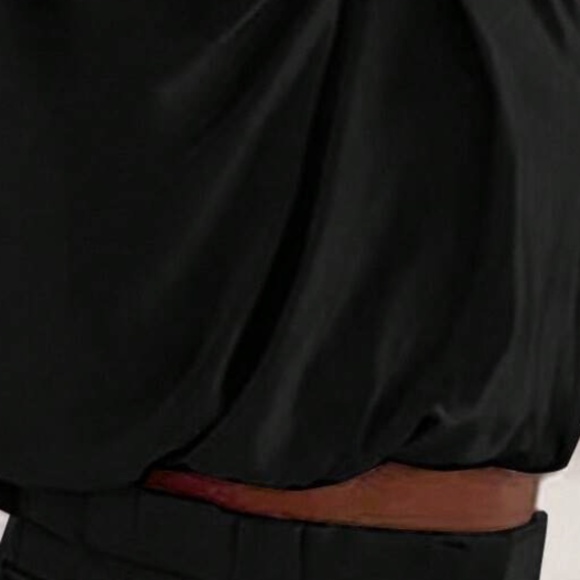 Classic Solid One Shoulder Wide leg Pants Set - Picture 3 of 8